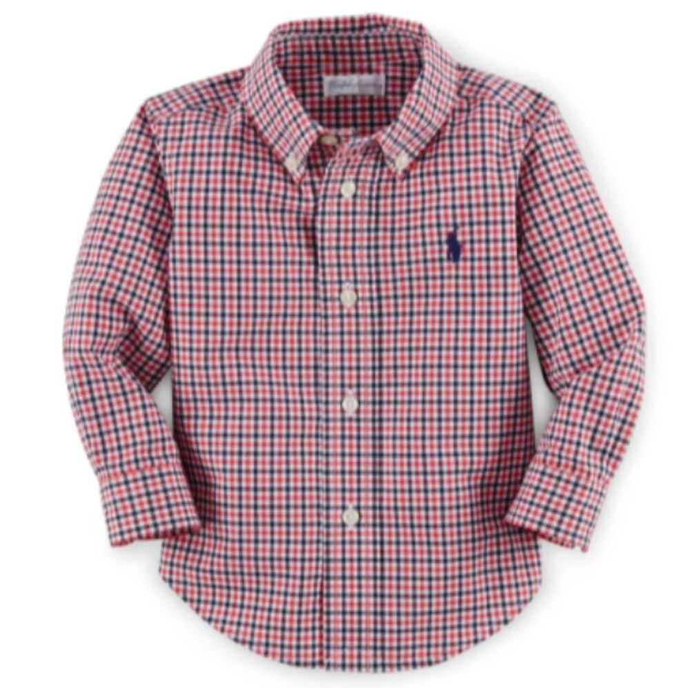 Ralph Lauren Boys Cotton Button Down Shirt Top